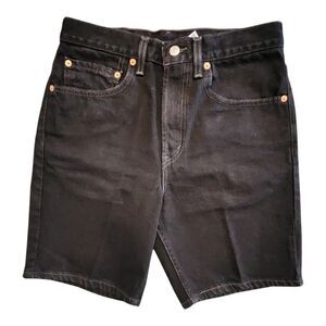 NWOT Vintage Levi's 505 Shorts Mens 31 Denim Jean Black Jorts 90s Skate Y2K‎